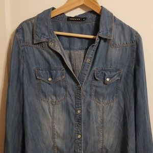 Bundle Me! Denim shirt.